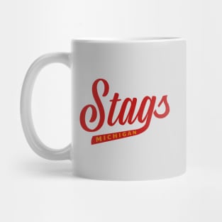 Michigan Stags WHA Hockey 1974 Mug